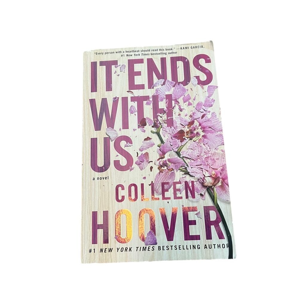 It Ends with Us by Colleen Hoover Paperback Novel Romance Fiction